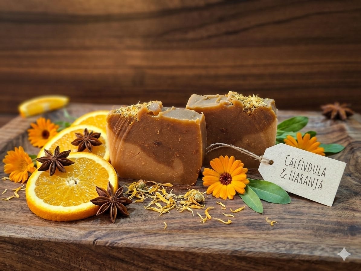 Jabón de Naranja y caléndula