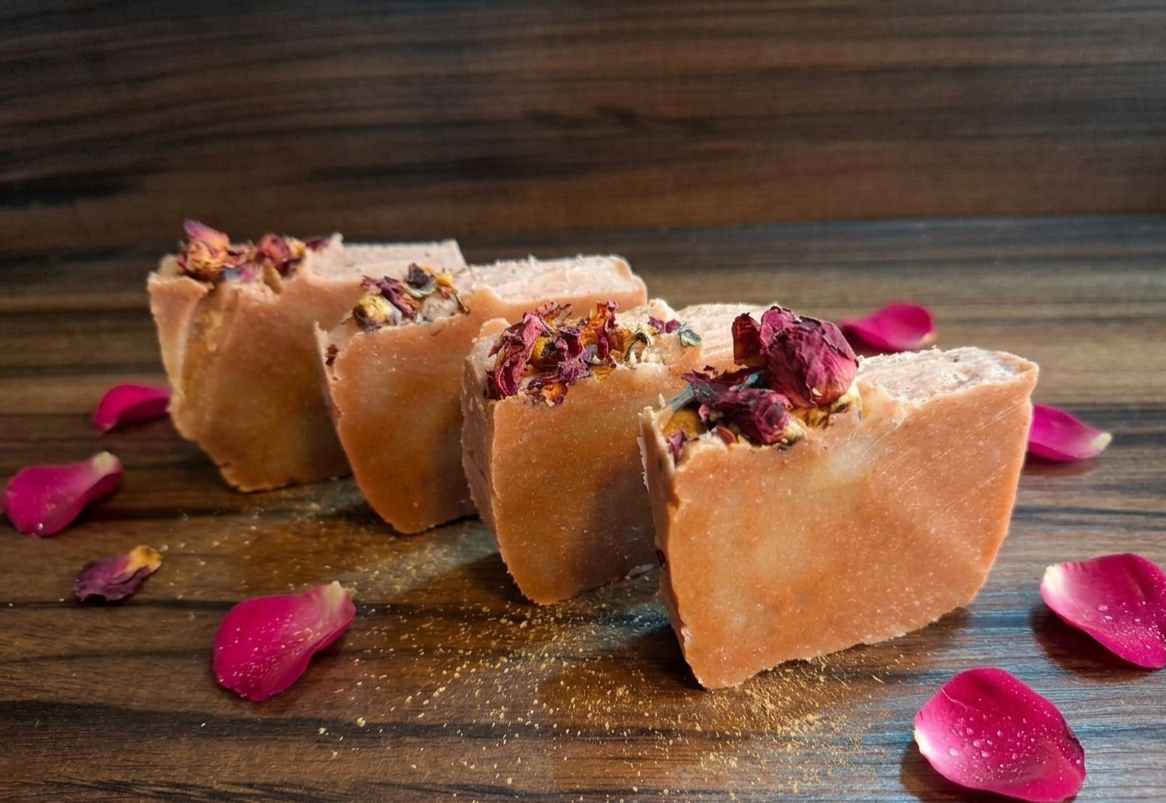 Jabón saponificado Rosas y arcilla